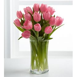 send 12 pink tulips to japan